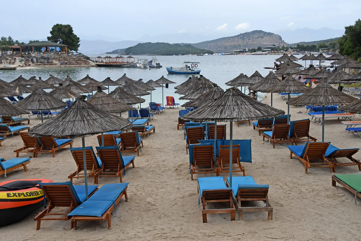 The coast of Ksamil