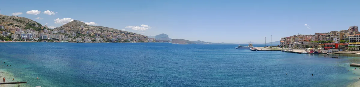 Saranda bay and harbour